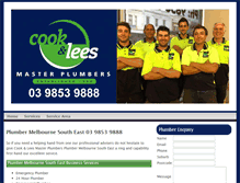 Tablet Screenshot of plumbermelbournesoutheast.com.au